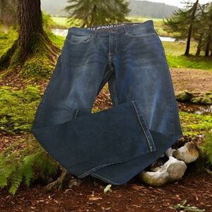 Beverly Hills Polo Club Jeans Dark Blue 36×30 Stretchy